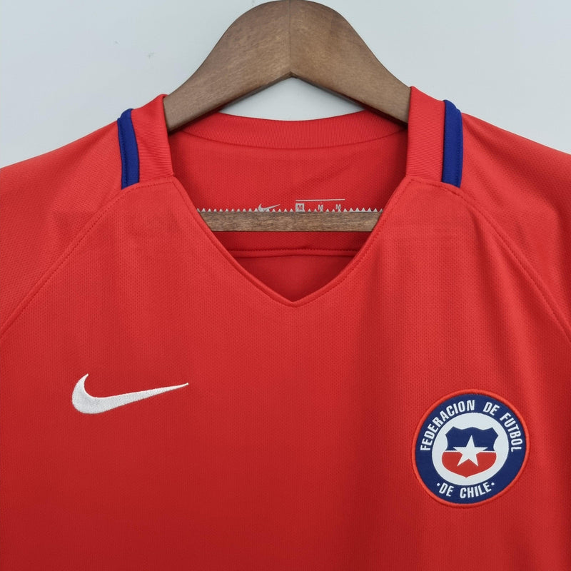 Camisa Retrô Seleção Chile 2016/17 Home