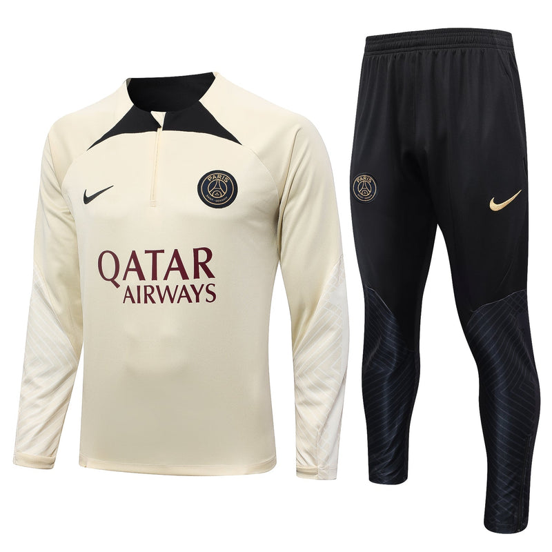 Agasalho de Frio PSG Branco 23/24 Masculino - Conjunto de frio PSG