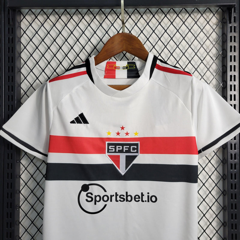 Conjunto Infantil São Paulo 2024/24 - Home