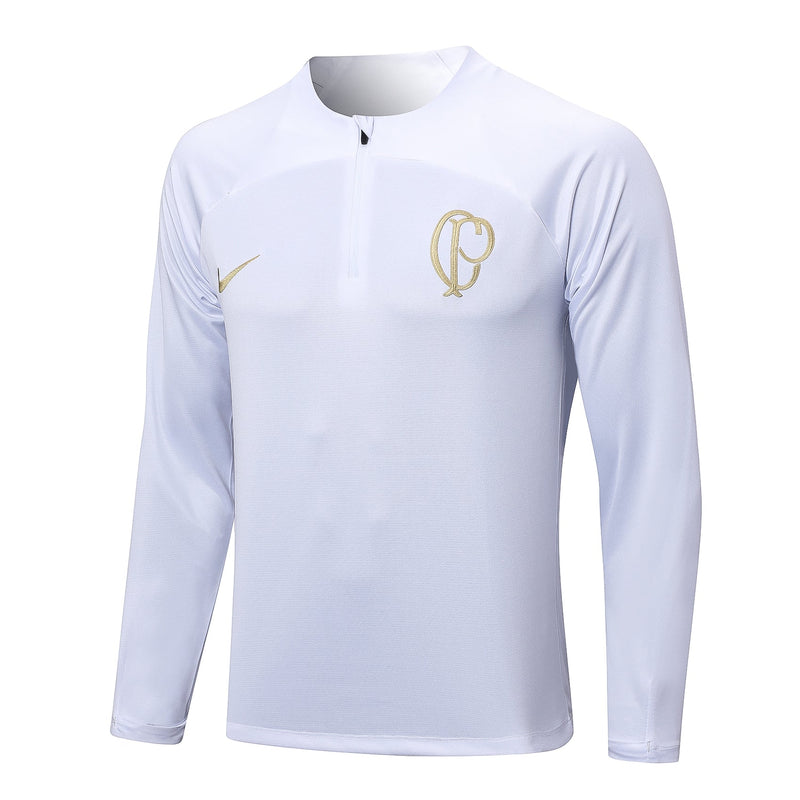 Agasalho de Viagem Corinthians Branco 23/24 Masculino - Camisa de frio Corinthians