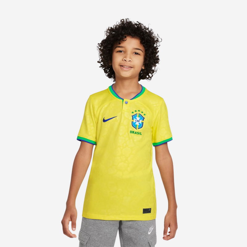 Conjunto Infantil Brasil 2022/23 - Home Torcedor PRO