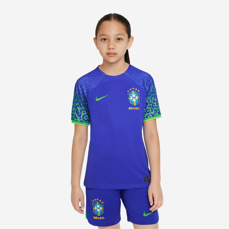 Conjunto Infantil Brasil 2022/23 - Away Torcedor PRO