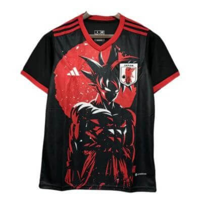 Camisa Japão Edição Dragon Ball Goku  – 2024 - Torcedor Masculino - Vermelho e Preto