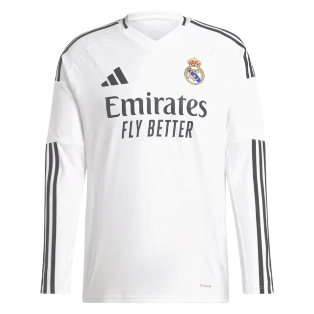 Real Madrid Home 24/25 - Manga Longa - Lançamento