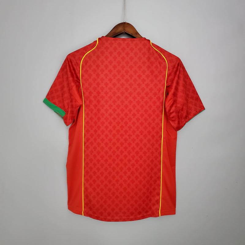 Camisa Portugal Home (1) 2004 Nike Retrô Masculina