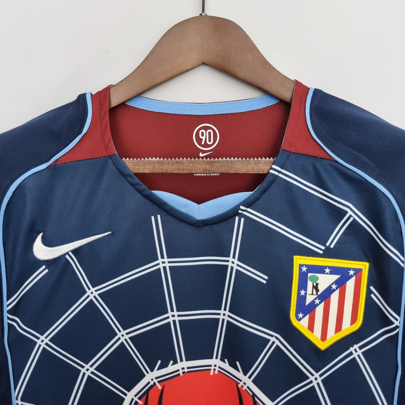 Camisa Atlético de Madrid Away (2) 2004/05 Nike Retrô Masculina