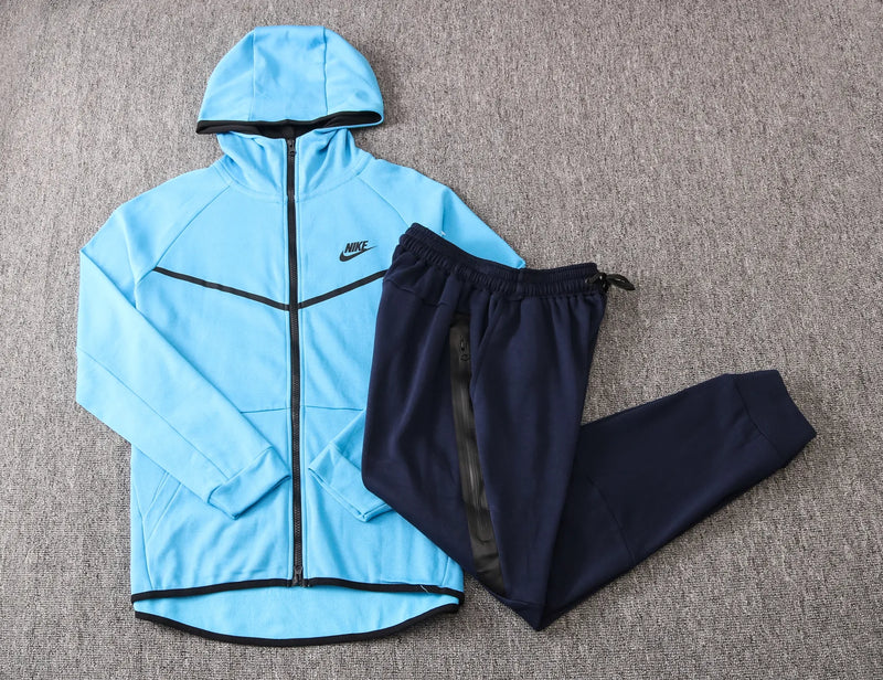 Conjunto Nike Tech Fleece Azul Claro - Agasalho