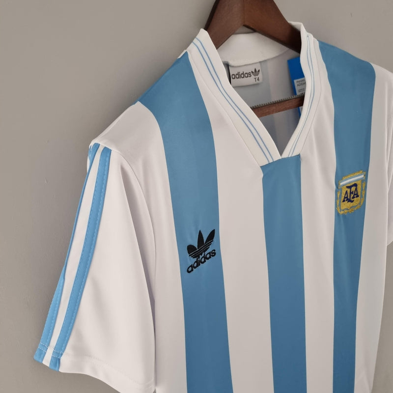 Camisa Argentina Home (1) 1993 Adidas Retrô Masculina