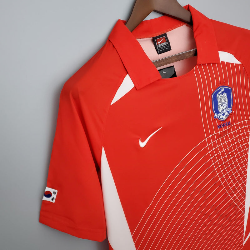 Camisa Coreia do Sul 2002 Nike Retrô Masculina