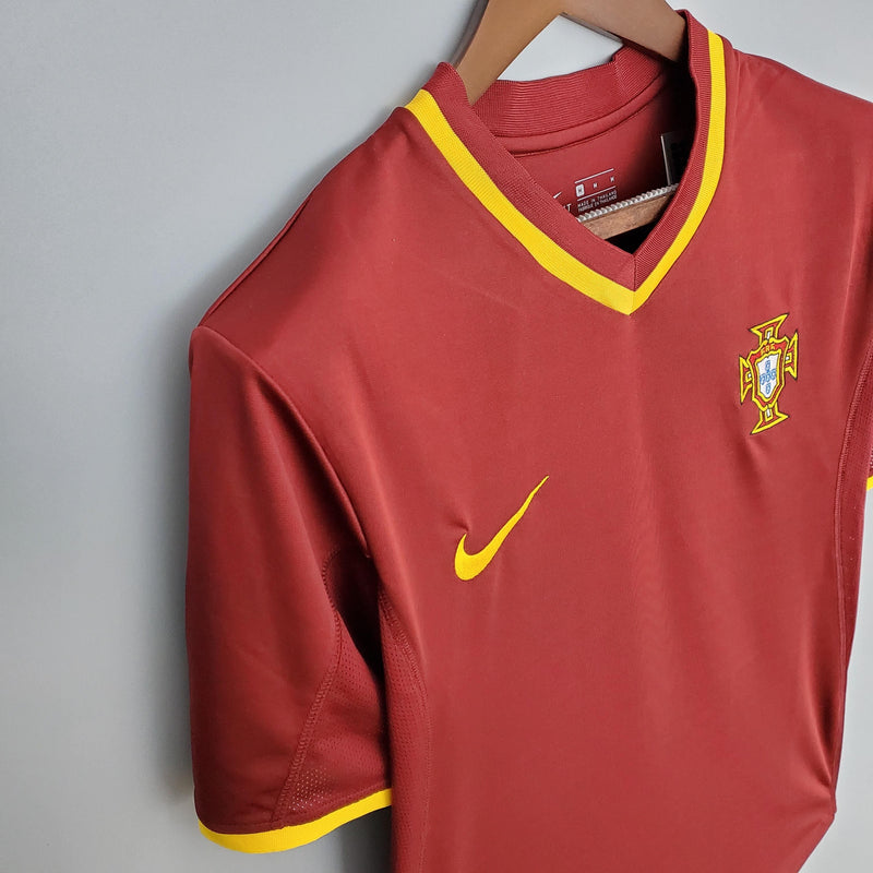 Camisa Portugal Home (1) 2000 Nike Retrô Masculina