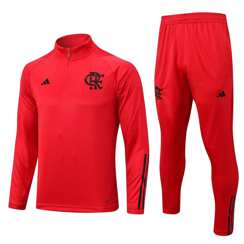 Agasalho de Viagem Flamengo Vermelho  23/24 Masculino - Conjunto de frio Flamengo